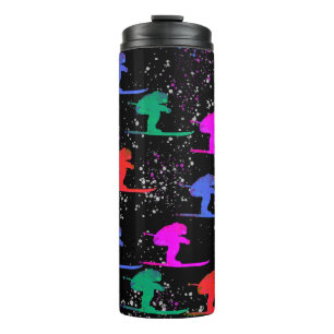 WINTER SKIER THERMAL TUMBLER