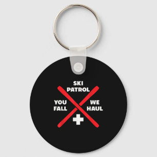 Winter Skiing Patrol Games Shirts & Hoodies Sk Keychain