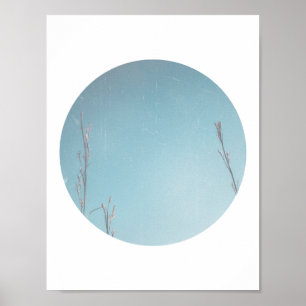 Winter Sky Geometric Print