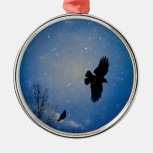 Winter Sky Metal Ornament