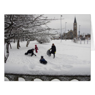 Winter Sledding Jersey City BIG