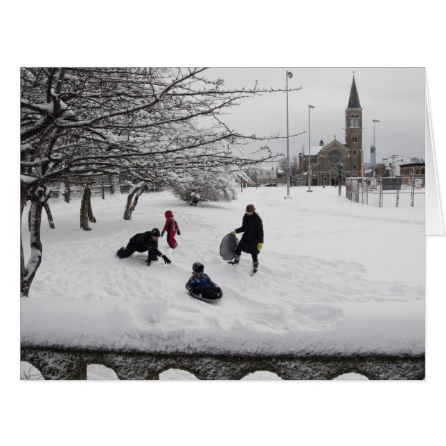 Winter Sledding Jersey City BIG (Front Horizontal)