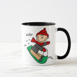 Winter Sledding Mug