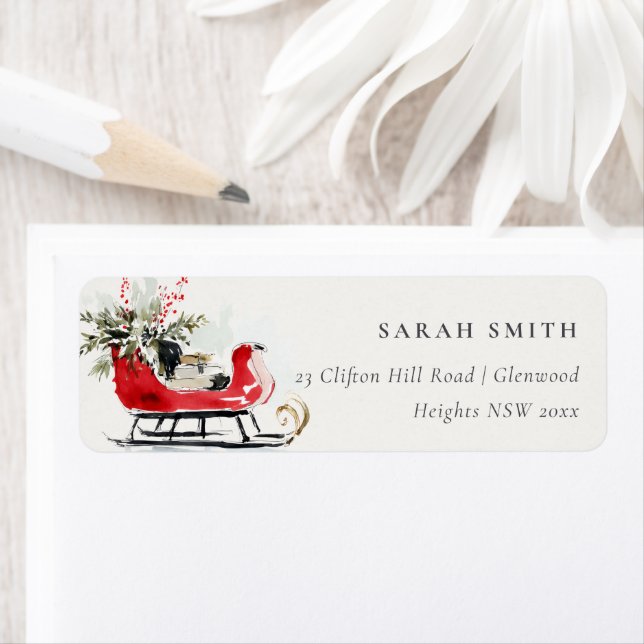Winter Sleigh Its Cold Outside Neutral Address (Insitu)