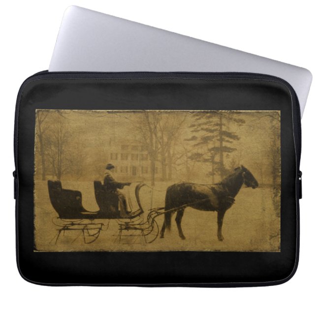 Winter Sleigh Ride- Project Bag (Front)