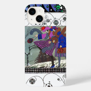 WINTER SNOW AND SWIRLS / FASHION COSTUME DESIGNER Case-Mate iPhone 14 CASE