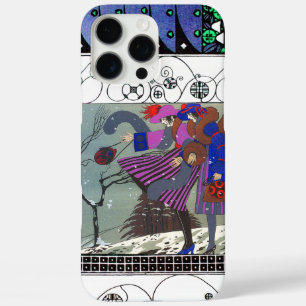 WINTER SNOW AND SWIRLS / FASHION COSTUME DESIGNER iPhone 16 PRO MAX CASE