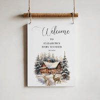 Winter Snow Baby It's Cold Outside Welcome