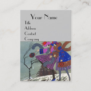 WINTER SNOW / BEAUTY FASHION  COSTUME DESIGNER BUSINESS CARD