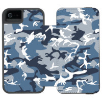 Winter Snow Blue Camouflage, Military, Army