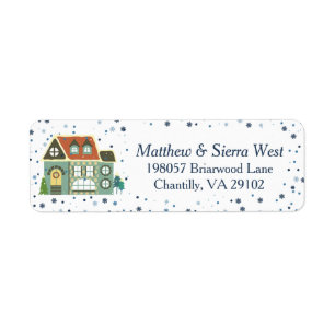 Winter Snow Christmas Holiday Home