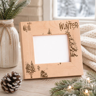 Winter Snow Day Picture Frame