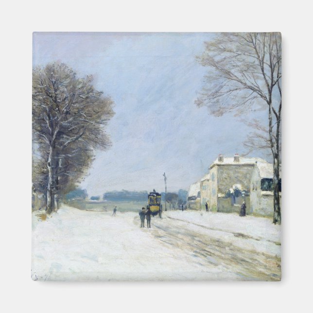 Winter, Snow Effect, 1876 Magnet (Front)