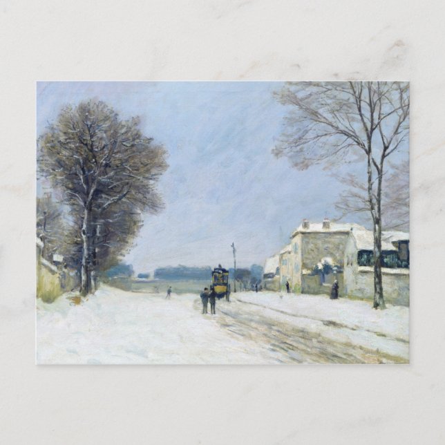 Winter, Snow Effect, 1876 Postcard (Front)