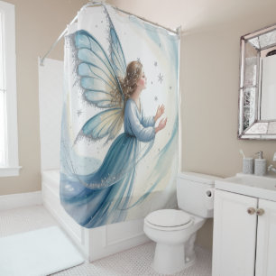 Winter Snow Fairy Watercolor Art