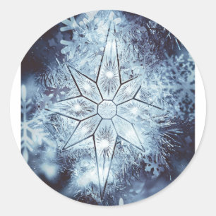 winter snow flake sticker