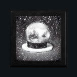 Winter Snow Globe Gift Box<br><div class="desc">Winter Snow Globe

Customize the background on this item with your own text and image elements or redesign this product entirely from scratch by replacing our design with your own! Choose your favourite fonts,  colours and styles and visit our shop for more.</div>