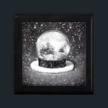 Winter Snow Globe Gift Box<br><div class="desc">Winter Snow Globe
Customize the background on this item with your own text and image elements or redesign this product entirely from scratch by replacing our design with your own! Choose your favourite fonts, colours and styles and visit our shop for more.</div>