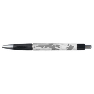 Winter Snow Grey Camouflage, Military, Army Pen