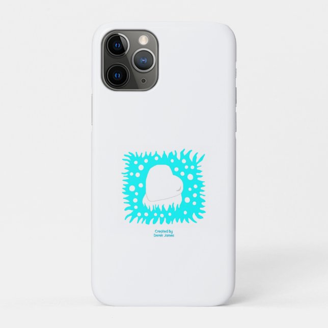 Winter Snow Heart Apple iPhone 11 Pro Case (Back)