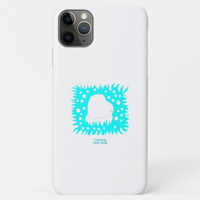 Winter Snow Heart Apple iPhone 11 Pro Max Case (Back)