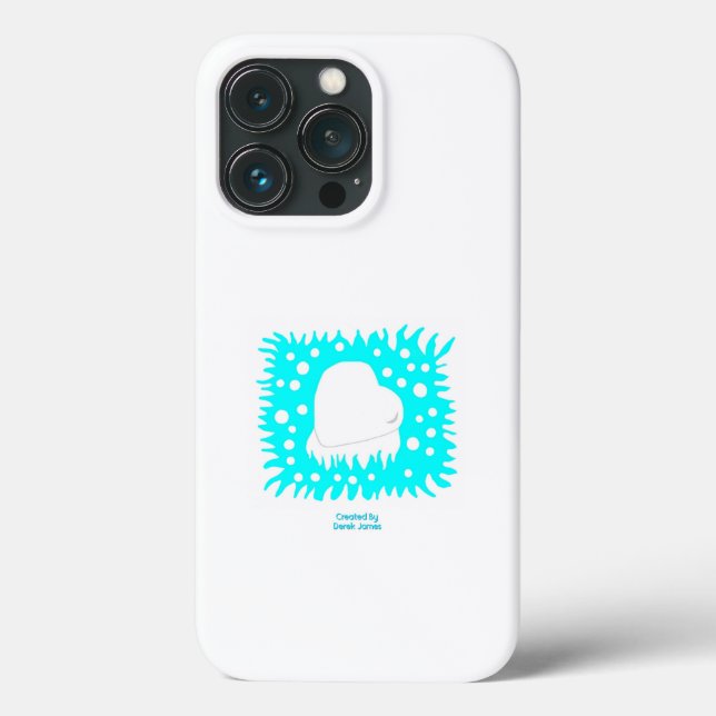 Winter Snow Heart Apple iPhone 13 Pro Case (Back)