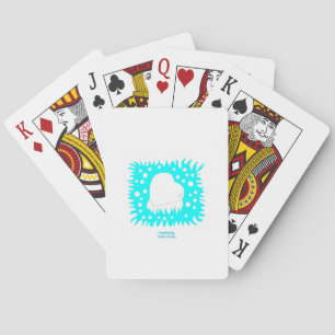 Winter Snow Heart Playing Cards