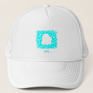 Winter Snow Heart Trucker Hat