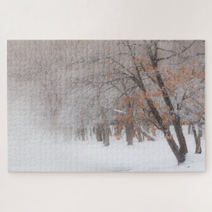 Winter Snow Lake Kussharo Jigsaw Puzzle