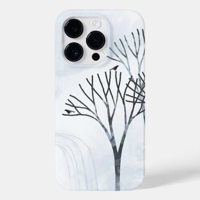 Winter Snow Landscape Art Case-Mate iPhone Case (Back)