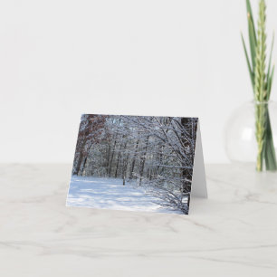 Winter Snow Notecard