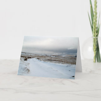 Winter Snow on Dartmoor Card