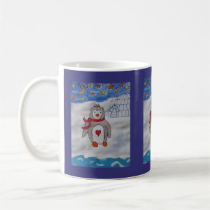 Winter Snow Penguin Mug