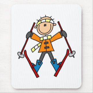 Winter Snow Ski Mouse Pad