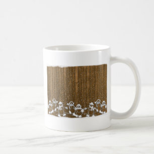 Winter Snow Snowman Peace Love Destiny Coffee Mug