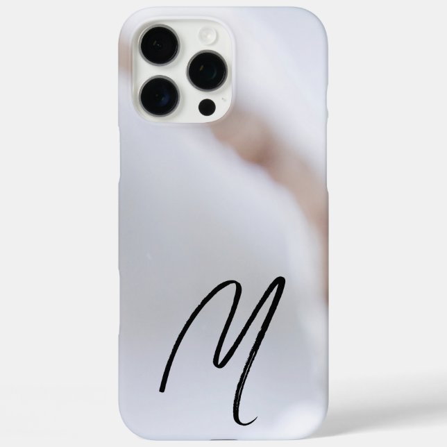 Winter Snow sparkly black and White Case-Mate iPhone Case (Back)