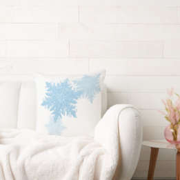 Winter Snow  Throw Pillow