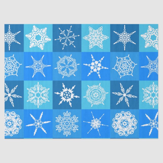 winter snow tissue paper (Front)