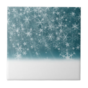 Winter Snowflake Background Tile