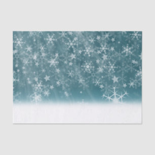 Winter Snowflake Background Tissue Paper