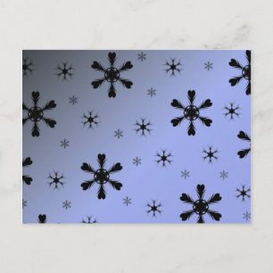 Winter Snowflake Postcard
