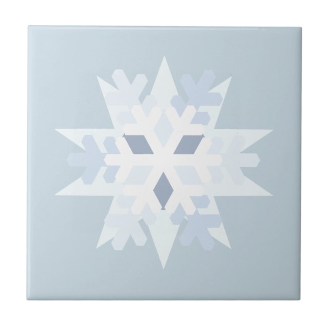 Winter Snowflake Tile (Front)