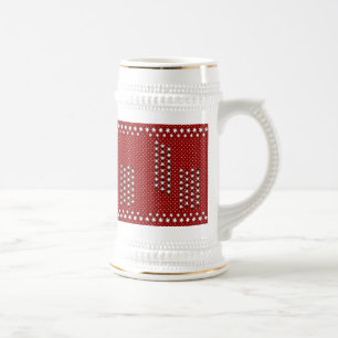 Winter Snowflakes Beer Stein