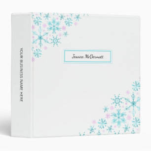 Winter Snowflakes Binder