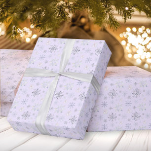 Winter Snowflakes Christmas Wrapping Paper