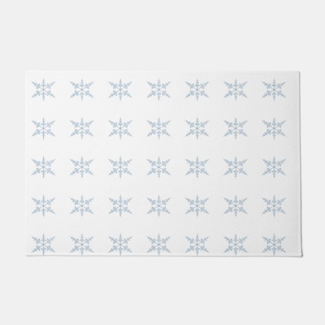 Winter Snowflakes Doormat (Front)