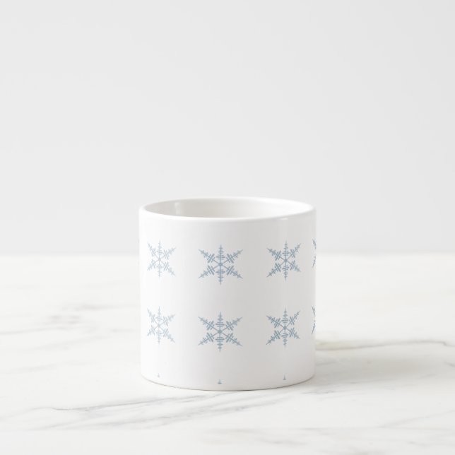 Winter Snowflakes  Espresso Cup (Front)