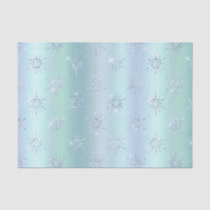 Winter Snowflakes Gradient Illustration Tissue Paper