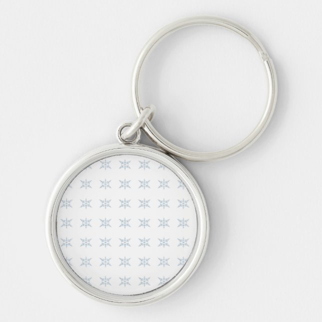 Winter Snowflakes  Keychain (Front)