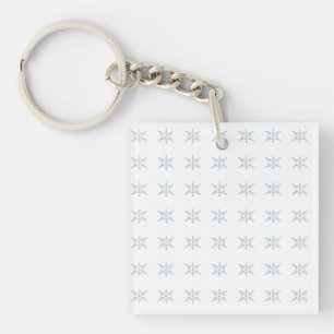 Winter Snowflakes Keychain